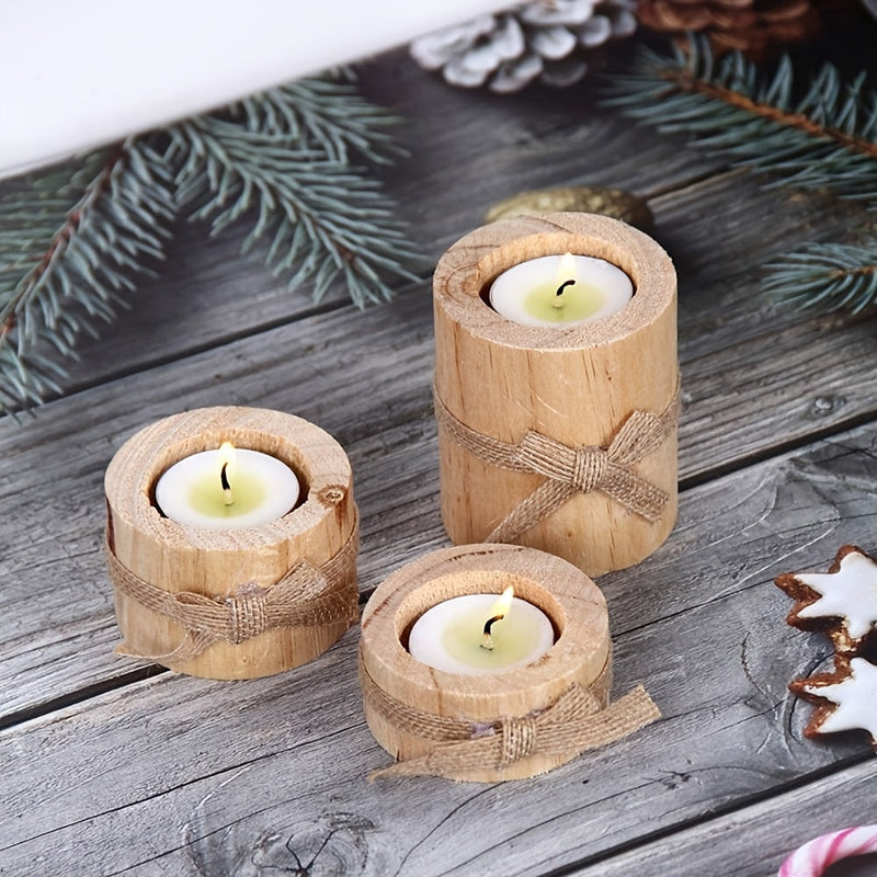 Wooden Warmer with Jute Cord – Rustic Decoration for Home and Garden