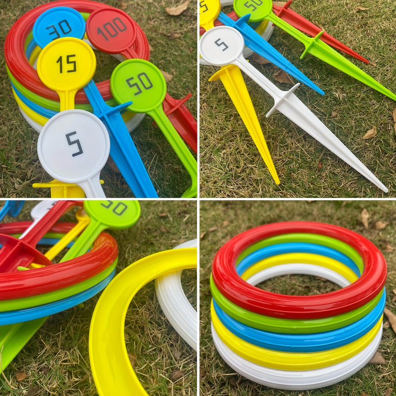 Colorful Ring Toss Set - For Joyful Outdoor Activities