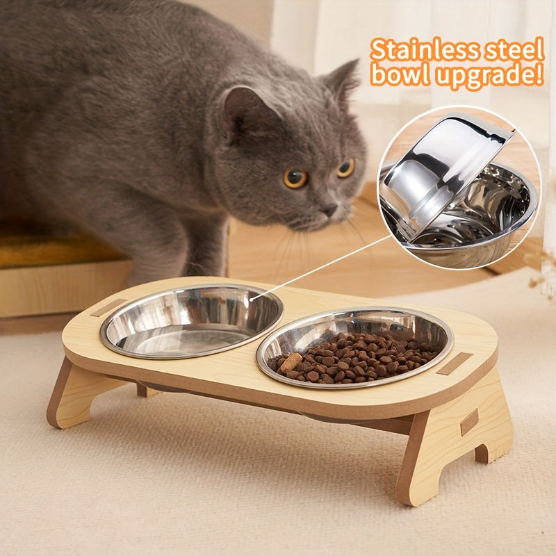Elevated Cat Bowl Set – Durable and Comfortable Feeding for Your Cat