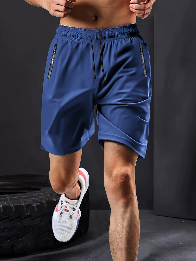 Ademend Sportshort z Kieszeniami na Zamek - Elastyczny i Wygodny do Aktywności na Świeżym Powietrzu