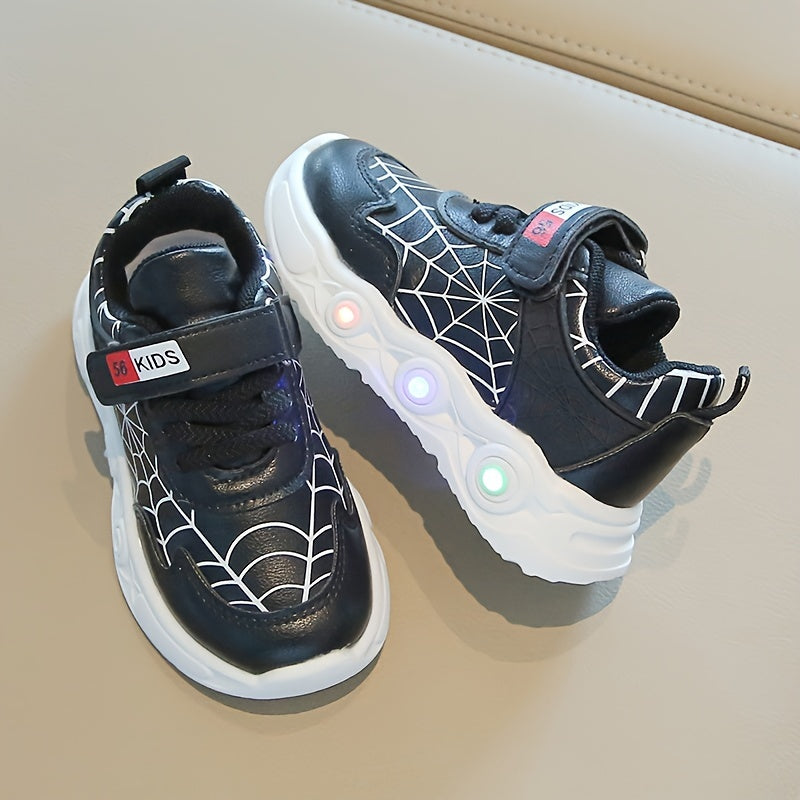 Sneakers LED Spider-Net - Dla Przygodowych Dzieci