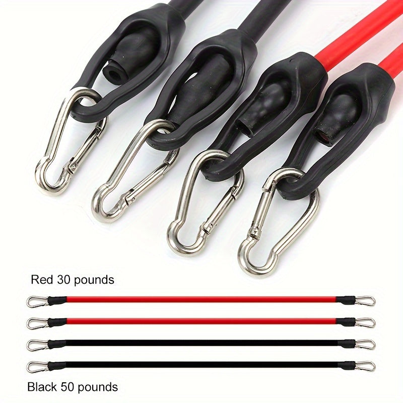 Zestaw deski do pompków z uchwytami, taśmami oporowymi i akcesoriami – idealny do treningu klatki piersiowej i brzucha