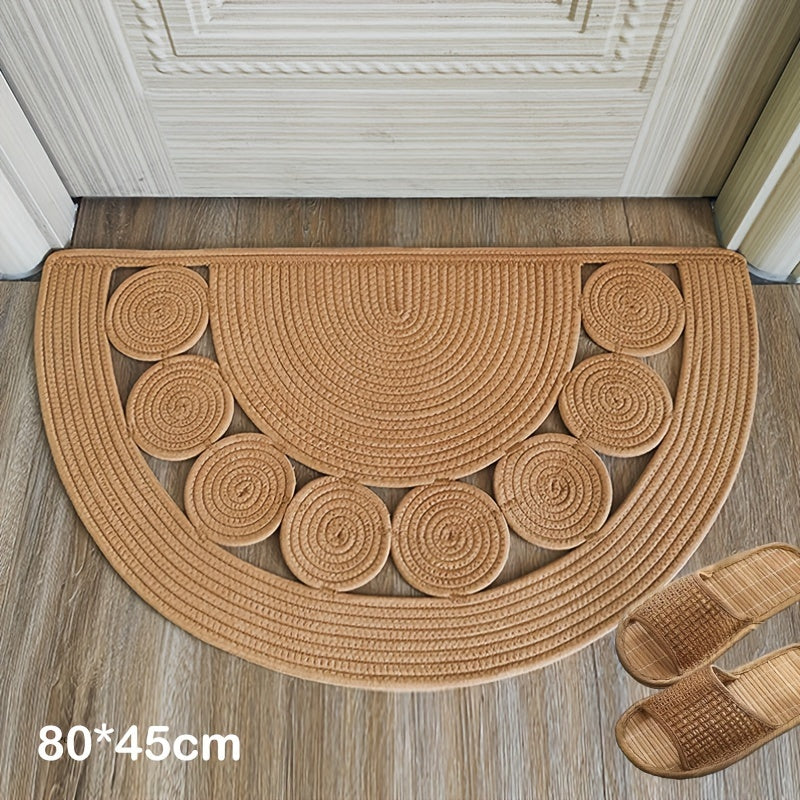 Boho Ręcznie Wykonana Mata Łazienkowa – Idealna do Twojej Łazienki lub Przedpokoju