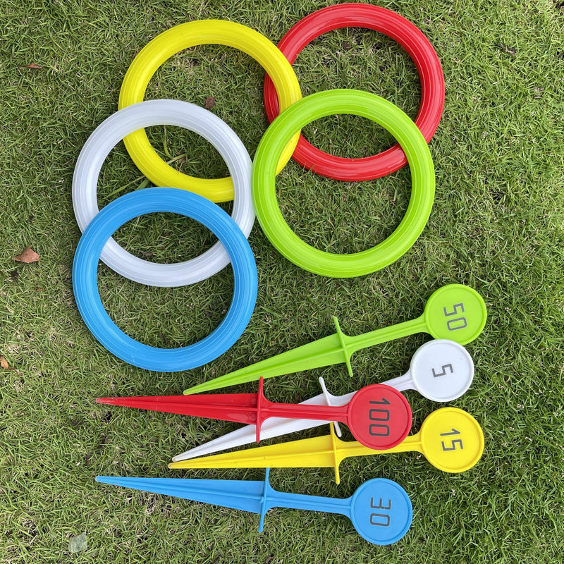 Colorful Ring Toss Set - For Joyful Outdoor Activities