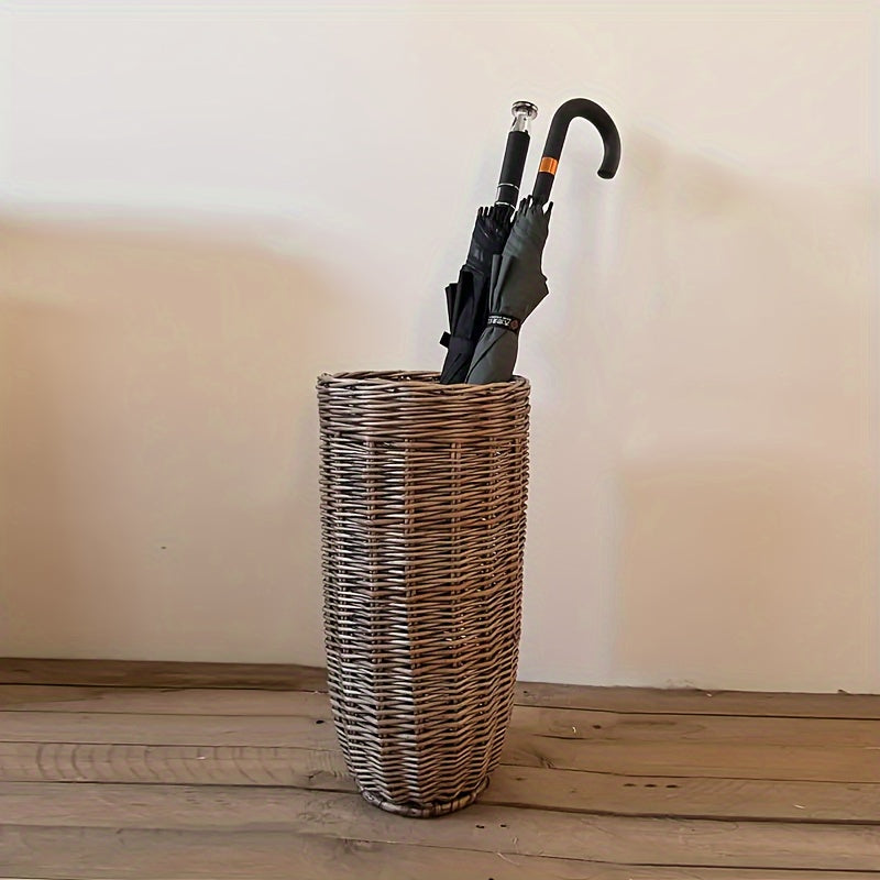 Wiklinowy Kosz Vintage - Stylowy i Funkcjonalny do Każdego Domu