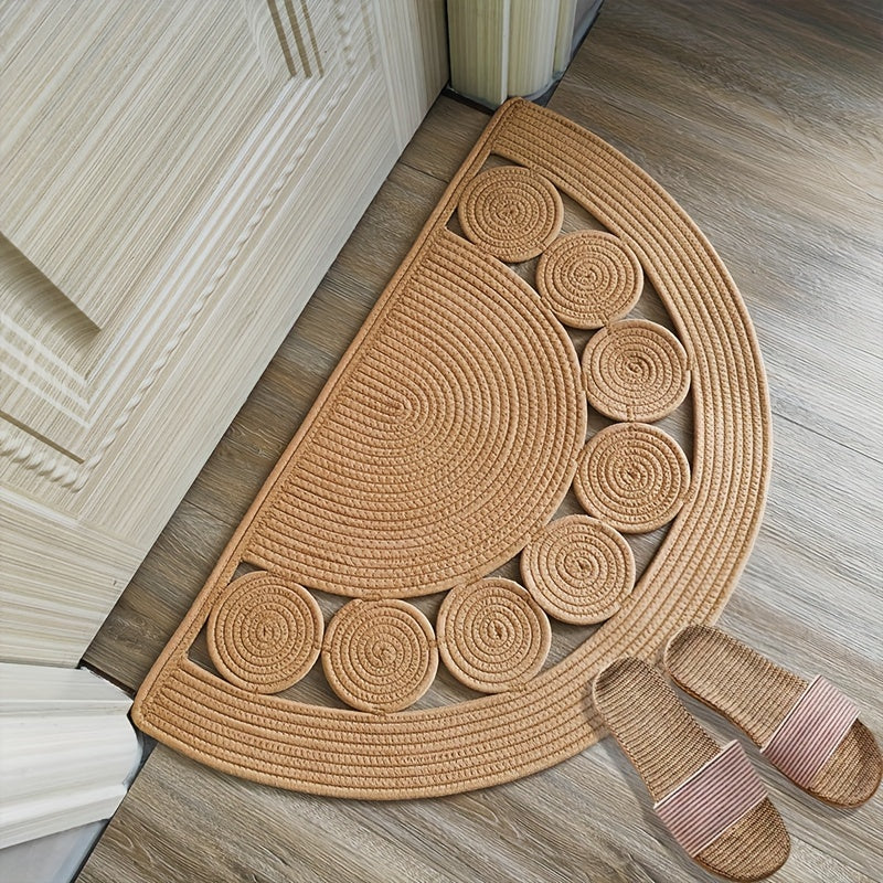 Boho Ręcznie Wykonana Mata Łazienkowa – Idealna do Twojej Łazienki lub Przedpokoju