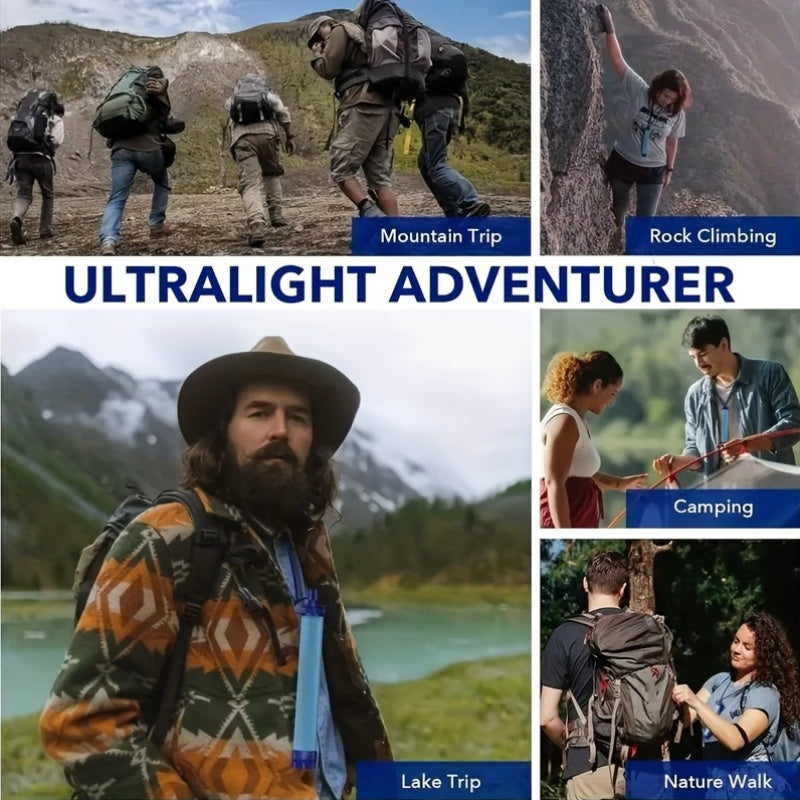 PureFlow Wodny Filtr Słomkowy - Kompaktowy i efektywny dla czystej wody pitnej