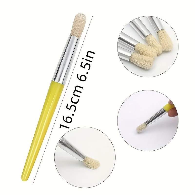 Zestaw Pędzli Artystycznych – Odpowiedni do Różnych Technik Malarskich