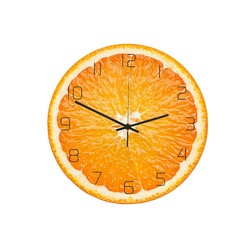 Wall Clock Fruit Fiesta - Cheerful Decoration for Your Interior