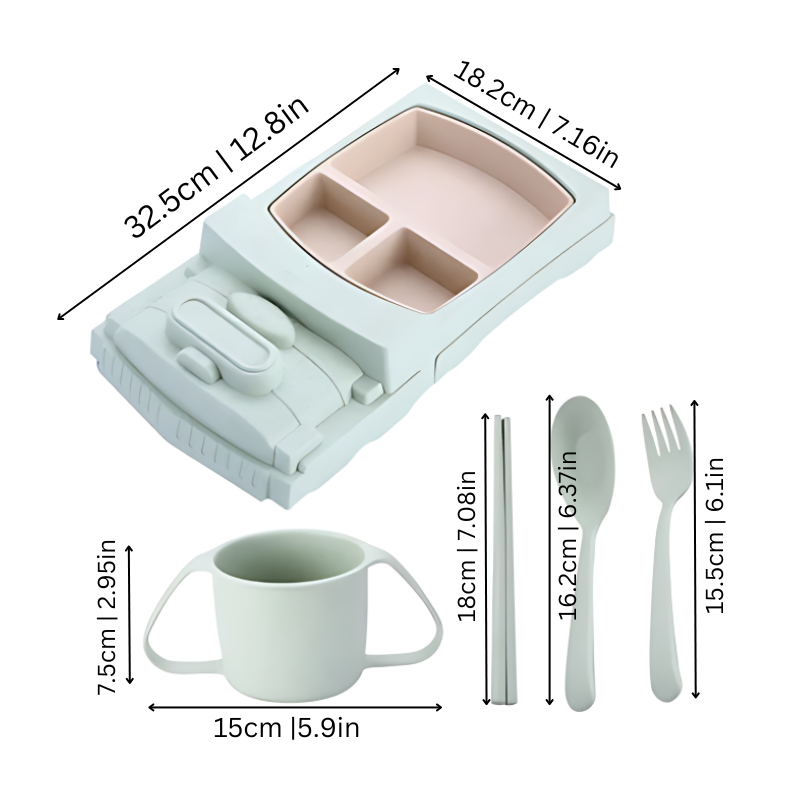 Wesoły Zestaw Pudełek Lunchowych - Wielofunkcyjny i Zdrowy