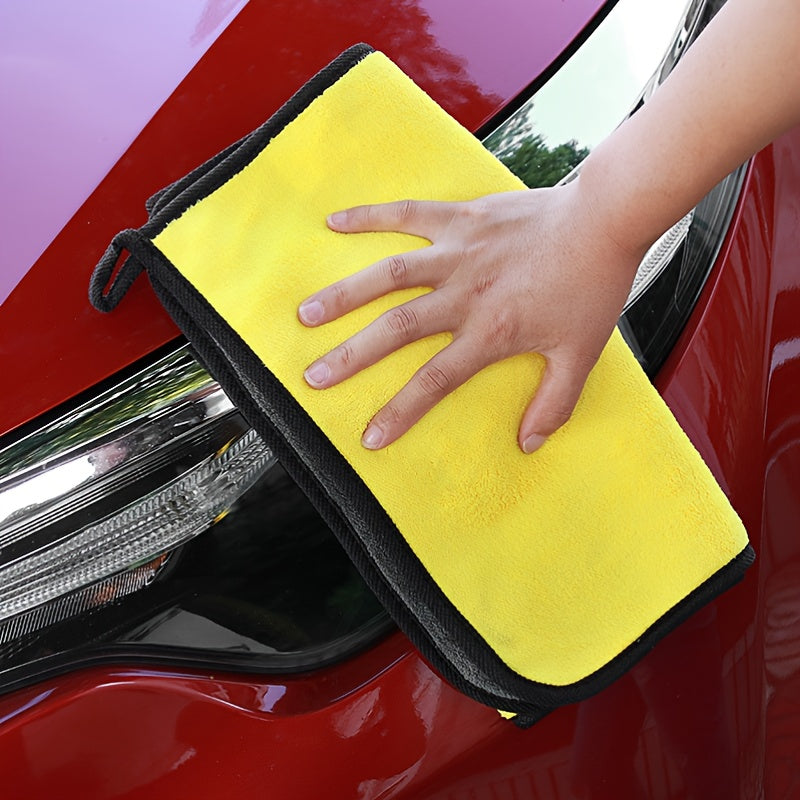 Dwustronny ręcznik do mycia samochodów z mikrofibry – Miękki i chłonny dla blasku