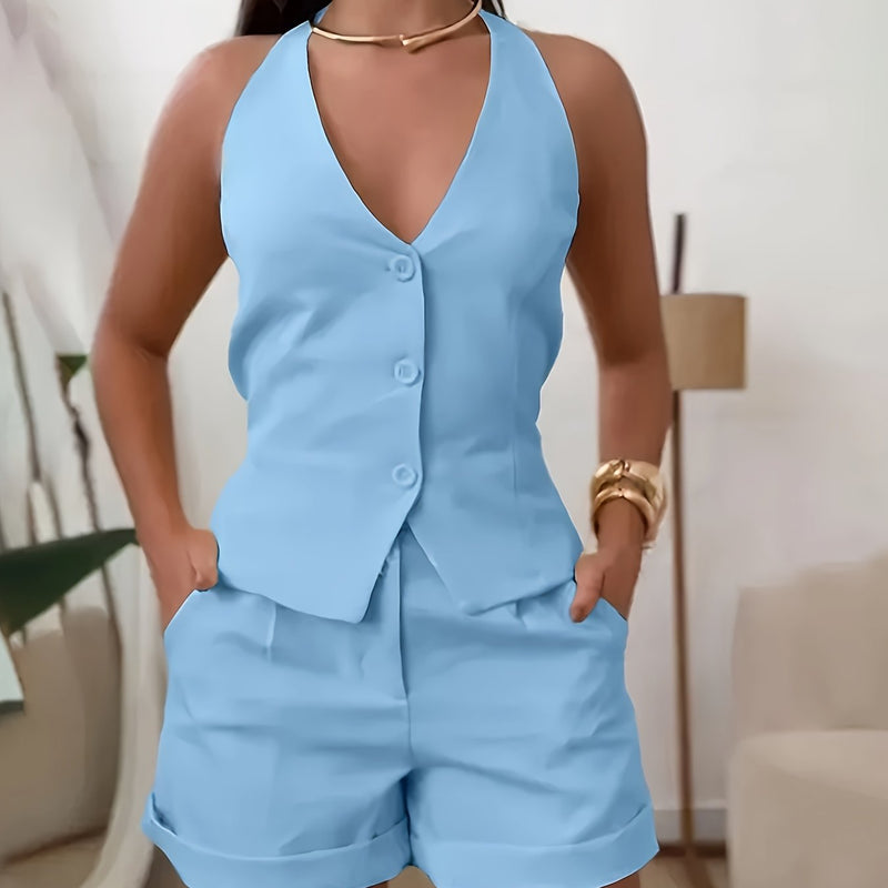 Letni Jasnożółty Zestaw – Kobiecy, Świeży i Wygodny