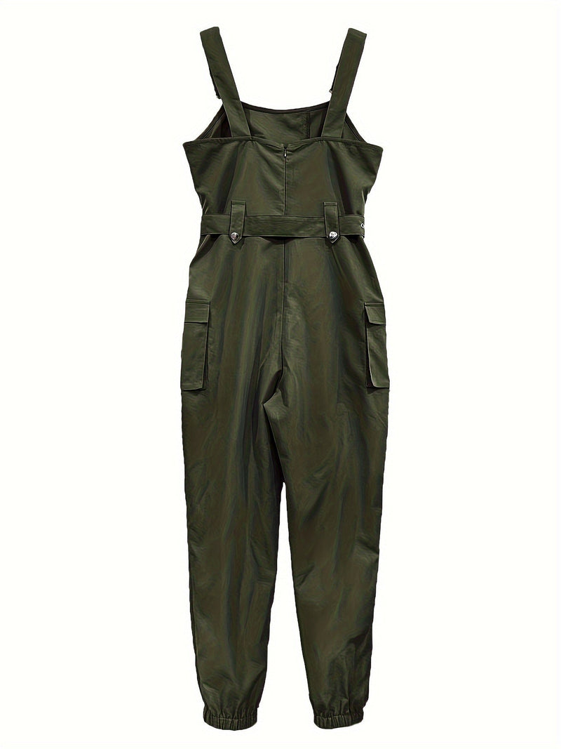 Effen Cargo Jumpsuit dla Dams – Bez Rękawów i Z Pasek dla Komfortu i Stylu