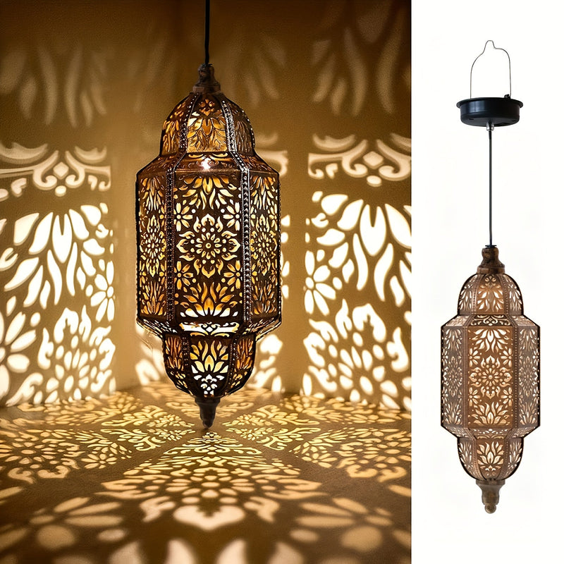 Marokańska Lampa Nastrojowa - Vintage Elegancja na Zewnątrz