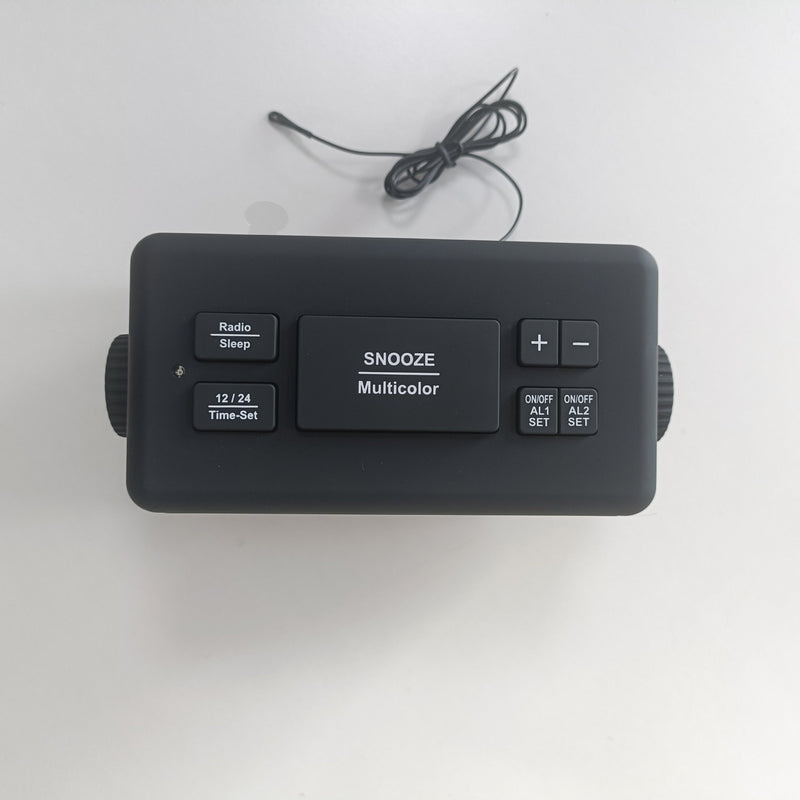 RGB Zegar Budzik z Wyświetlaczem LED i Funkcją Radia – Modny Budzik do Twojego Pokoju