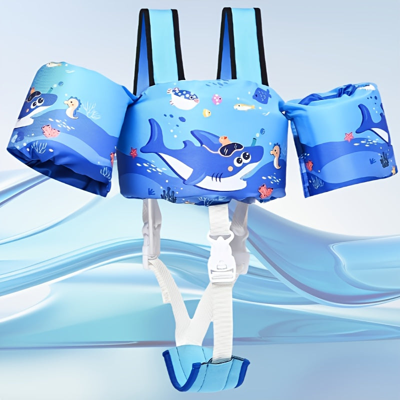 DinoGuard Kamizelka Pływacka dla Dzieci – Odczepiane Skrzydełka i Bezpieczne Dopasowanie