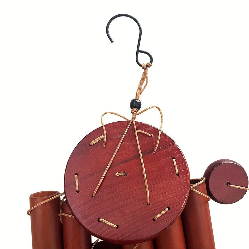 Handmade Bamboo Wind Chime – Ideal for Outdoor and Indoor Use with Relaxing Sounds