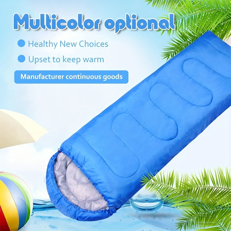 Ciepły Śpiwór z Kapturem – Idealny do Kempingu i Zimowych Przygód