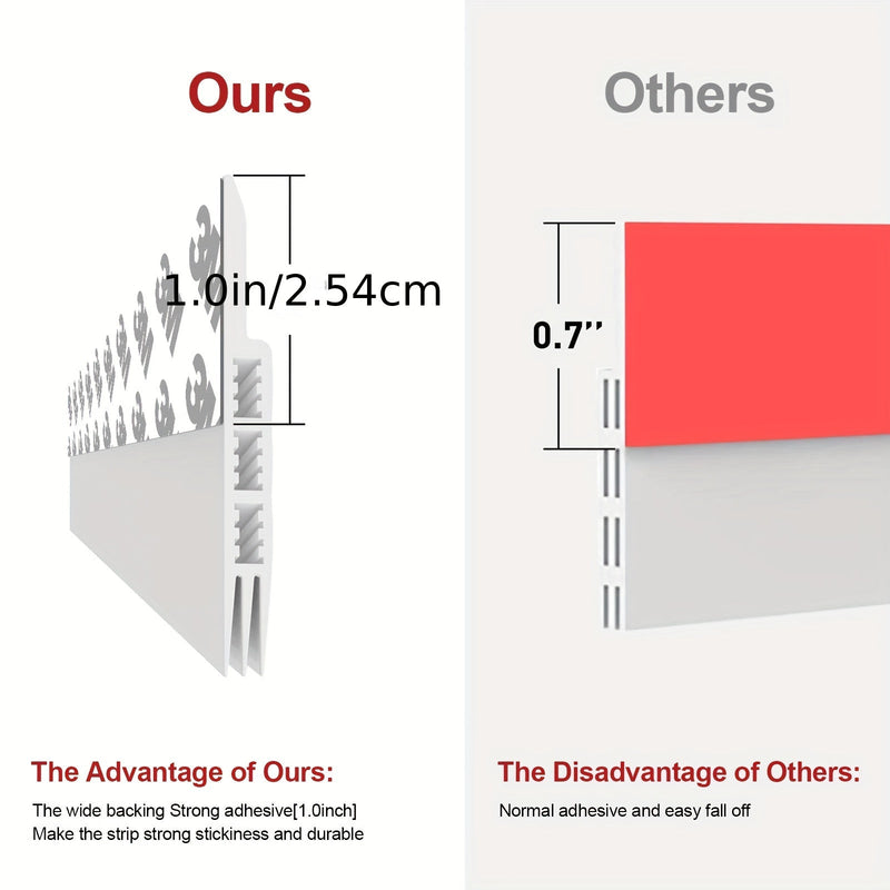 Uszczelka do drzwi - Silikonowa uszczelka z mocnym klejem i izolacją akustyczną