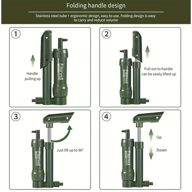 Praktyczny Pocket Waterfilter – Niezbędny do Kempingu i Przygód
