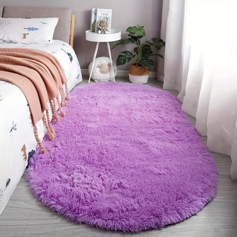 Downy Oval Rug – Soft and Stylish Rug for Bedroom and Living Room Decoration