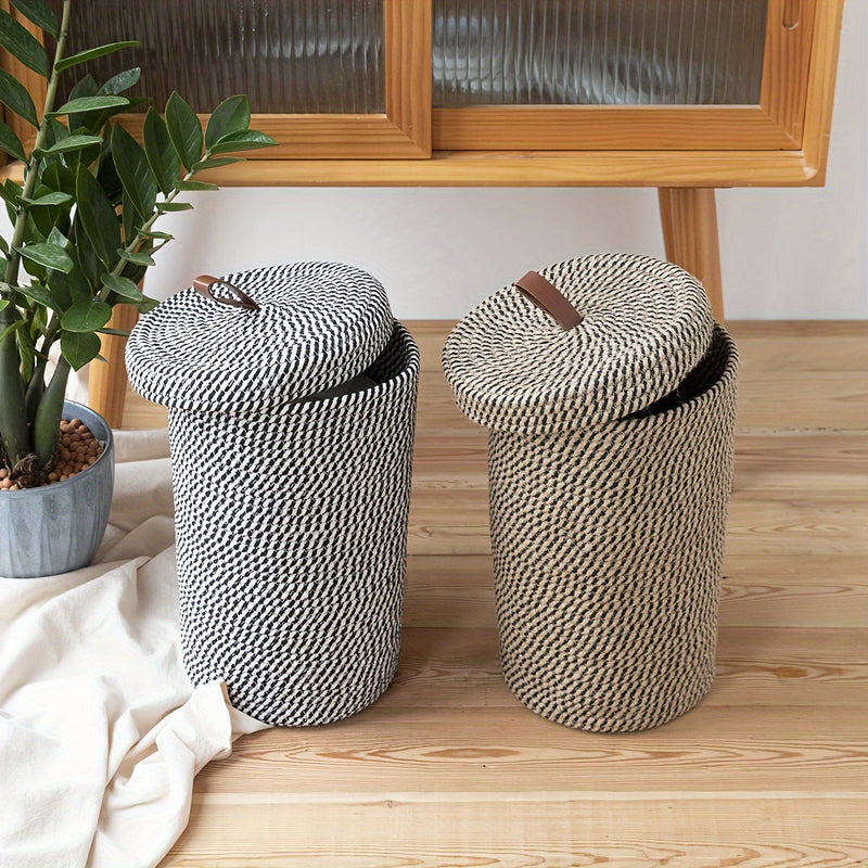 Boho Koszyk na Przechowywanie - Dla Stylowej Łazienki