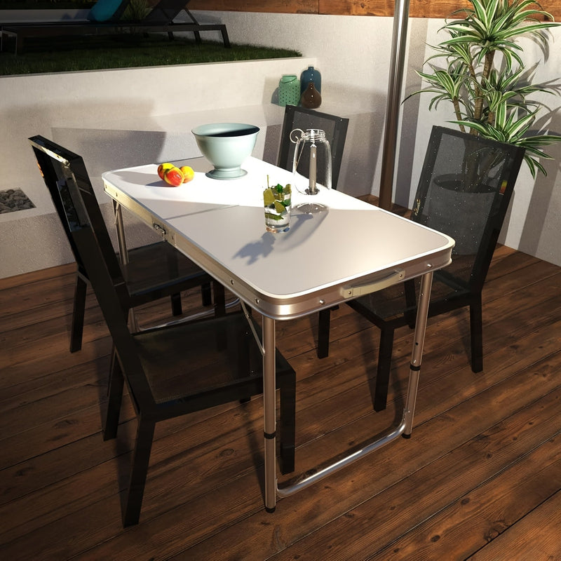 Składany Stół Kempingowy - Lekki i Przenośny, Idealny na Imprezy i Aktywności na Świeżym Powietrzu