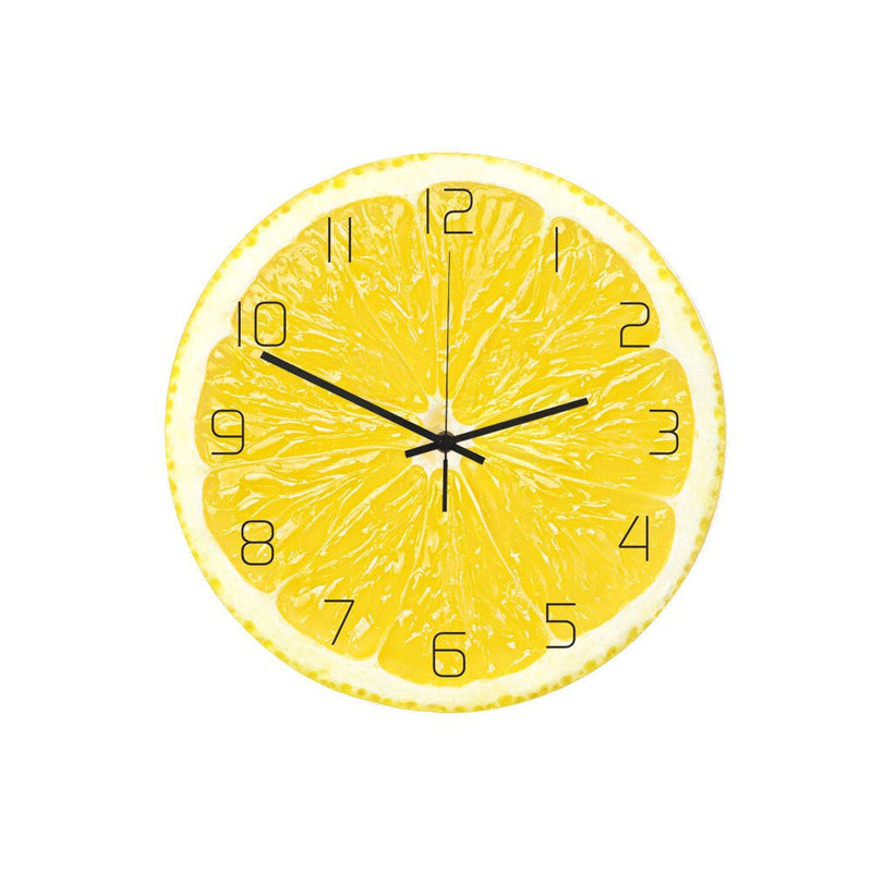 Wall Clock Fruit Fiesta - Cheerful Decoration for Your Interior