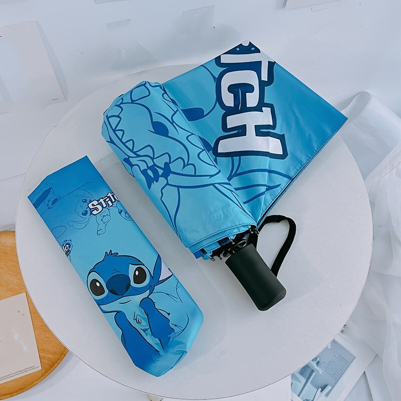 Parasol Stitch dla Dzieci – Wesoły i odporny na UV na Słoneczne i Deszczowe Dni