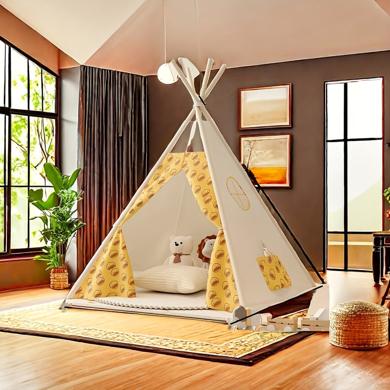 KiddieTipi Multifunkcyjny Namiot Tipi - Miękkie Namioty do Wnętrz i na Zewnątrz