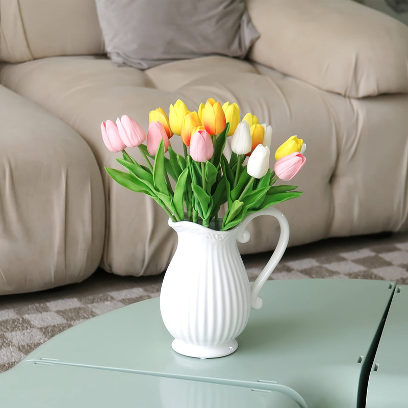 Set of 10 Realistic Tulips – Ideal for Weddings and Interior Decoration