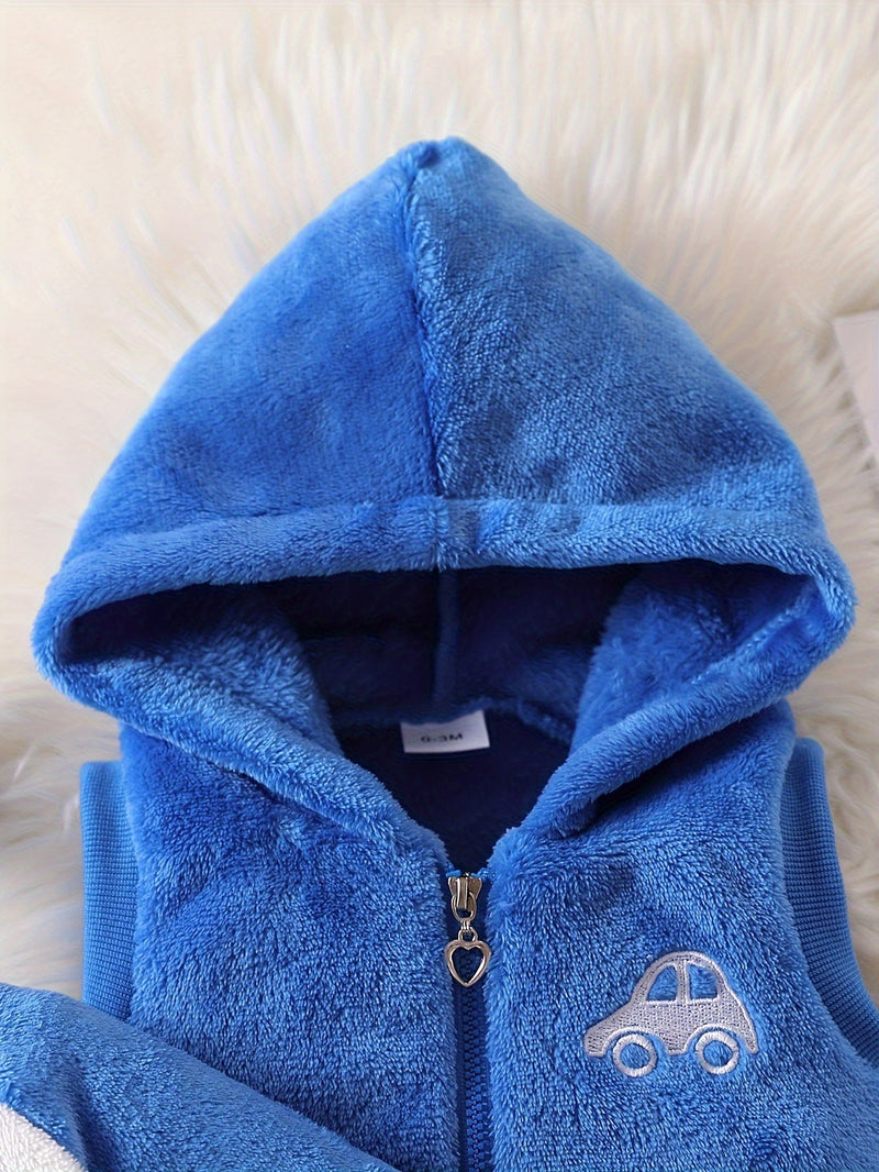 Zestaw Zoomer Baby – Urocze hafty samochodowe na chłodniejsze dni