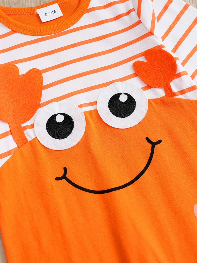 Uroczy Kombinezon Kraba dla Niemowląt – Idealny na Przygody w Wiosnę i Jesień