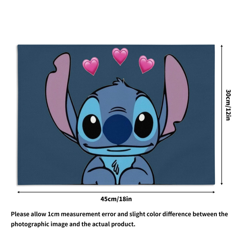 Disney Stitch Podkładka - Uroczy Kreskówka do Kuchni i Dekoracji Stołu