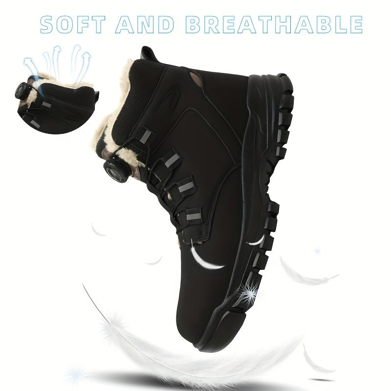 Buty robocze dla mężczyzn z stalowymi noskami i ociepleniem – Wytrzymałe i odporne na przebicie