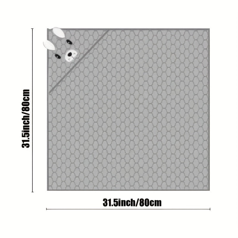 Miękka Dziecięca Ręcznik z Kapturem z Wzorem Zwierząt - Wchłaniający i Wygodny