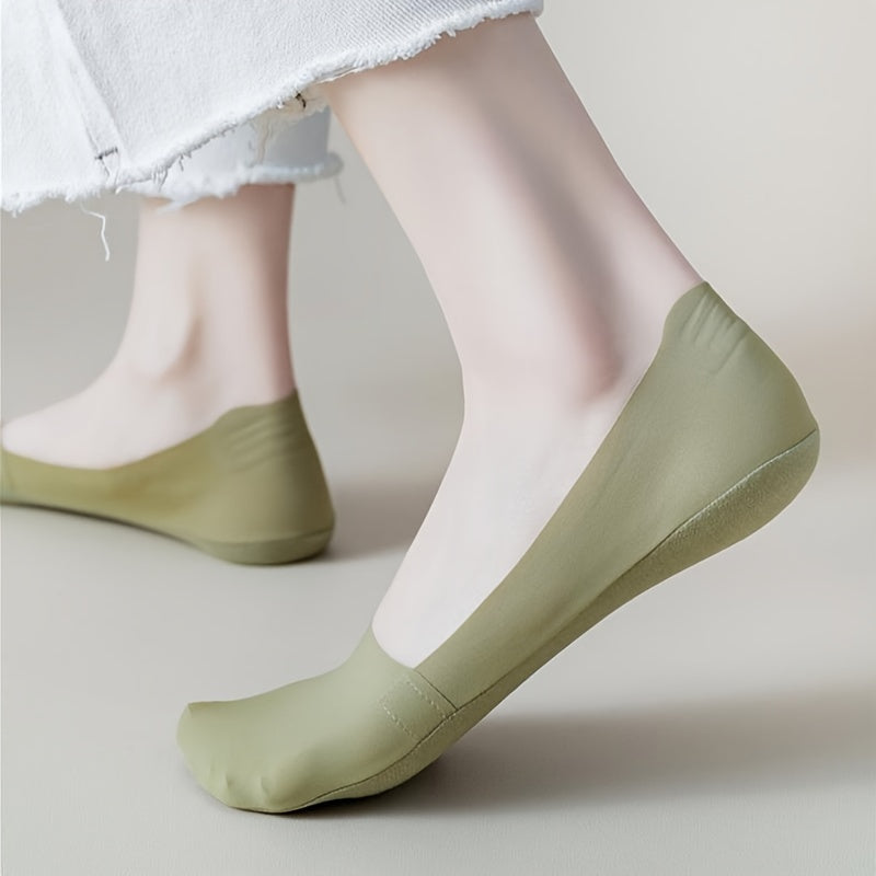 5 par skarpetek Ice Silk – Oddychające i Antypoślizgowe Niewidoczne Skarpetki dla Kobiet