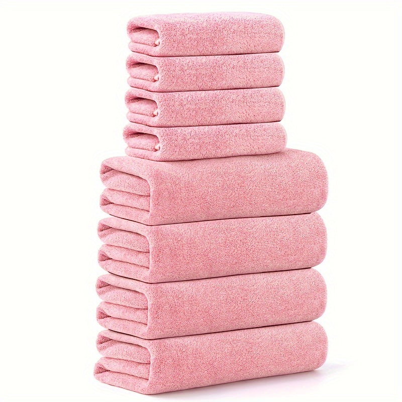 Set of Towels made of Soft Coral Velvet – Absorbent and Quick-Drying