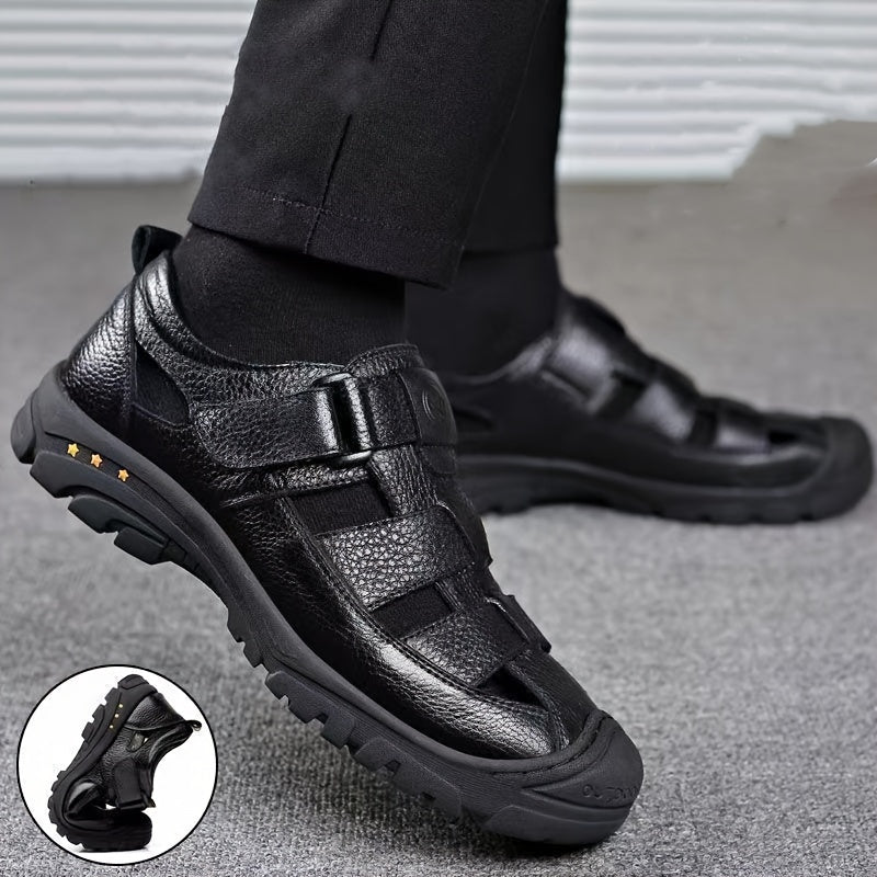 Trwałe Męskie Sandaly Outdoor – Oddychające Sandaly z Zapięciem i Antypoślizgową Podeszwą