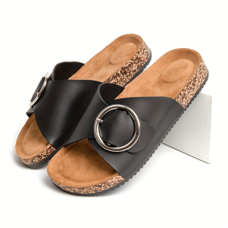 Nowoczesne Sandały Damskie z Metalowym Zapięciem – Wygodne i Stylowe na Każdą Porę Roku