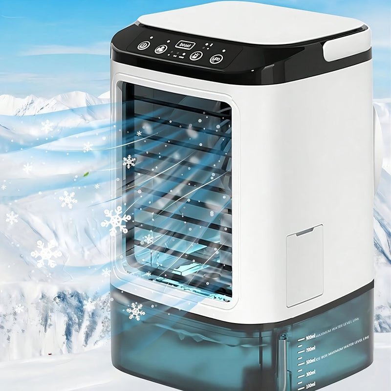 Przenośna Mini Klimatyzacja Wodna – Zasilanie USB z Dużym Zbiornikiem