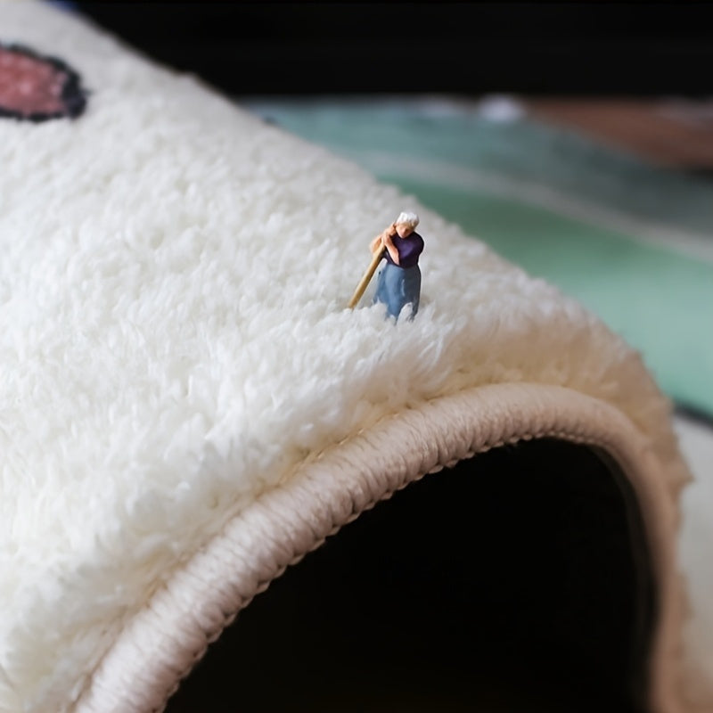 Abstrakcyjna Geometryczna Mata Łazienkowa – Absorbująca i Miękka do Łazienki lub Kuchni