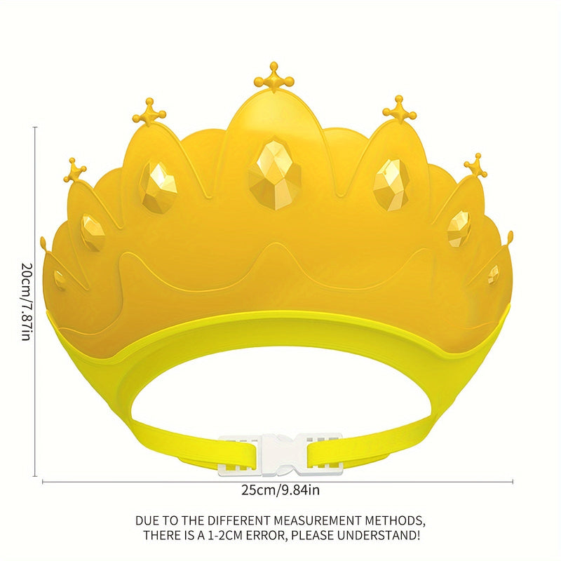 Căciulă de duș pentru copii cu protecție pentru urechi - Căciulă impermeabilă și reglabilă pentru baie pentru spălare în siguranță