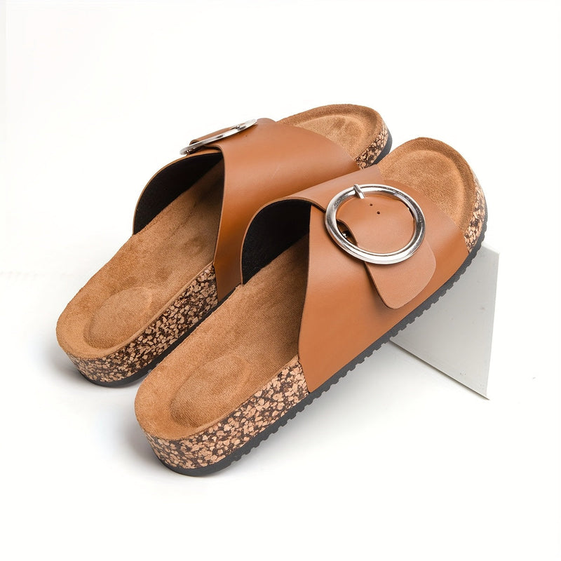 Nowoczesne Sandały Damskie z Metalowym Zapięciem – Wygodne i Stylowe na Każdą Porę Roku