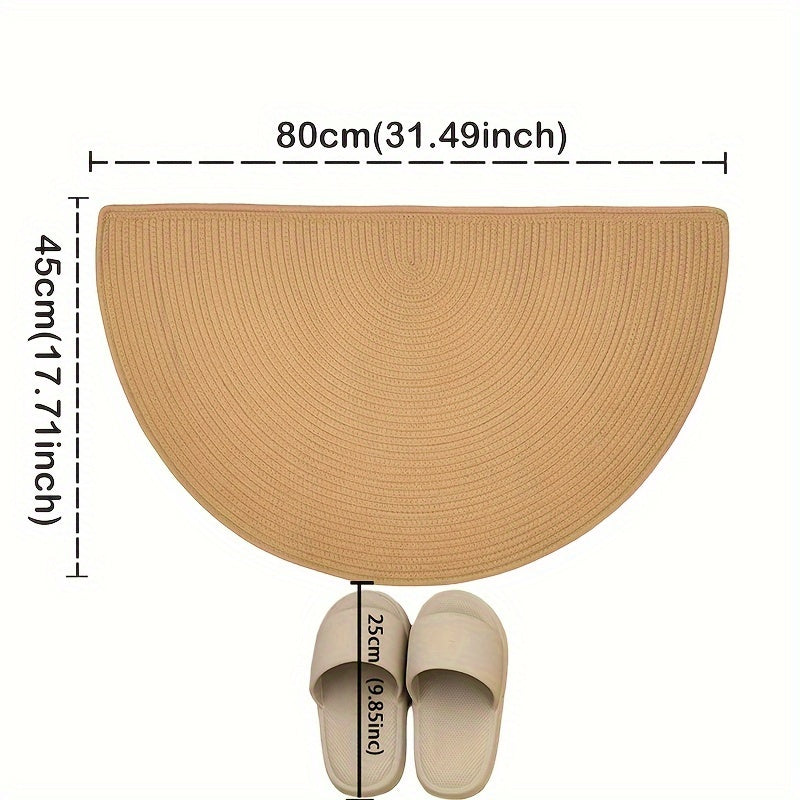 Boho Ręcznie Wykonana Mata Łazienkowa – Idealna do Twojej Łazienki lub Przedpokoju