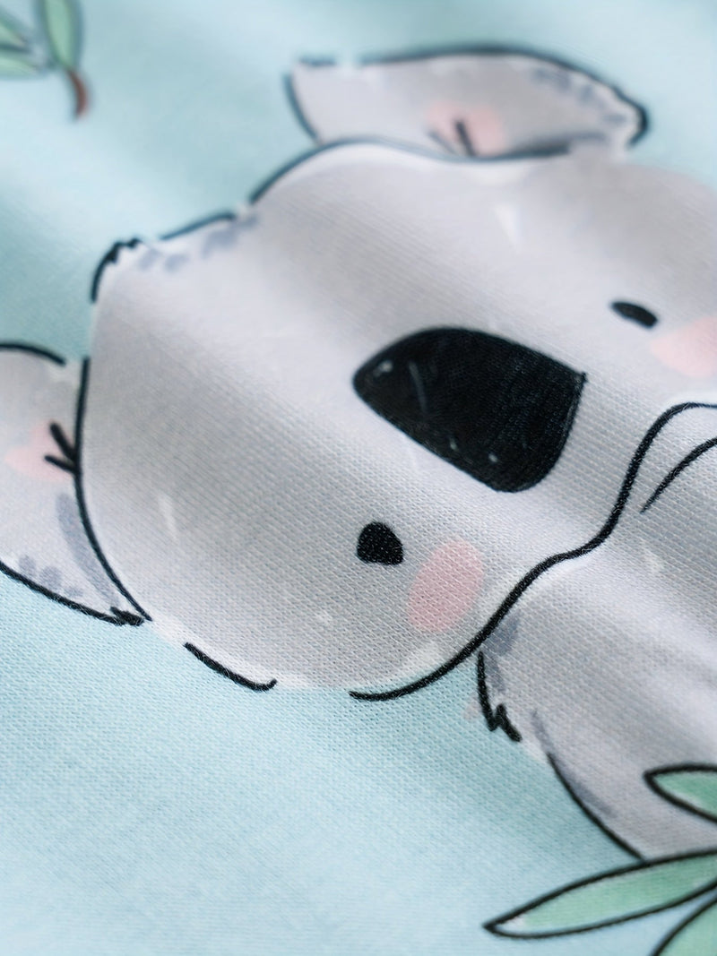 Uroczy Kombinezon dla Niemowląt z Motywem Koali – Komfortowy i Oddychający