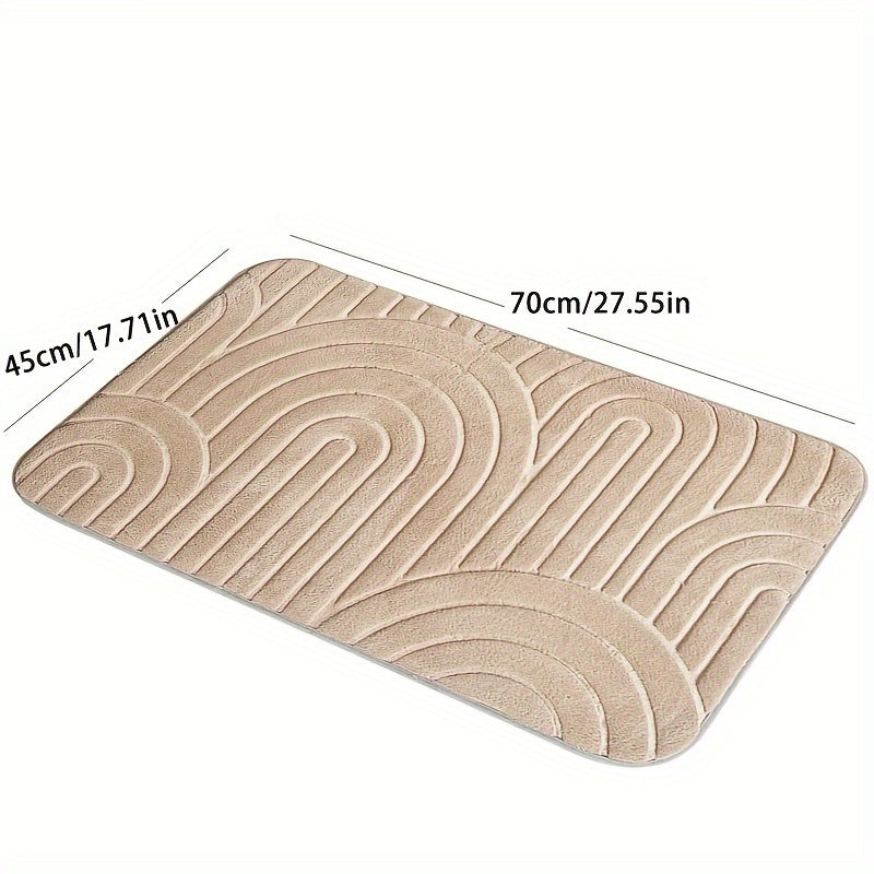 Geometryczna Mata Antypoślizgowa do Łazienki – Wygodna i Stylowa dla Twojej Łazienki