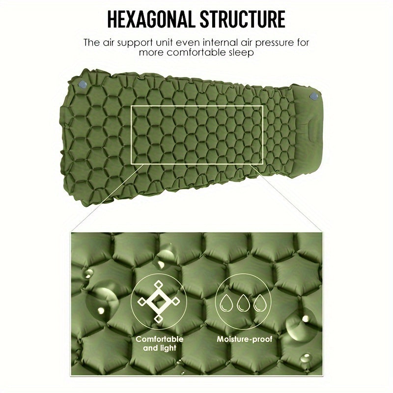 TrailComfort Namiotowy Materac Powietrzny - Lekki i Kompaktowy