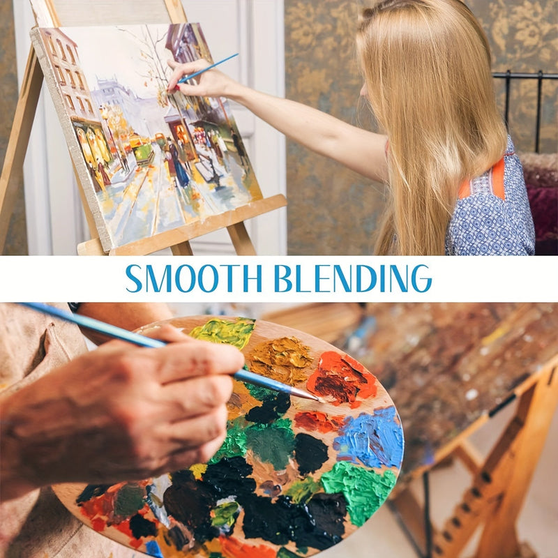 Zestaw farb akrylowych – 28 sztuk, w tym 18 kolorów farb akrylowych i 10 pędzli