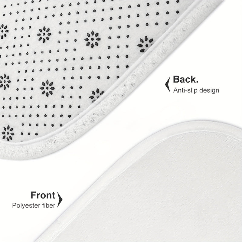 Zestaw Dywaników Łazienkowych z Tropikalnymi Liśćmi – Absorbujące i Komfortowe do Łazienki